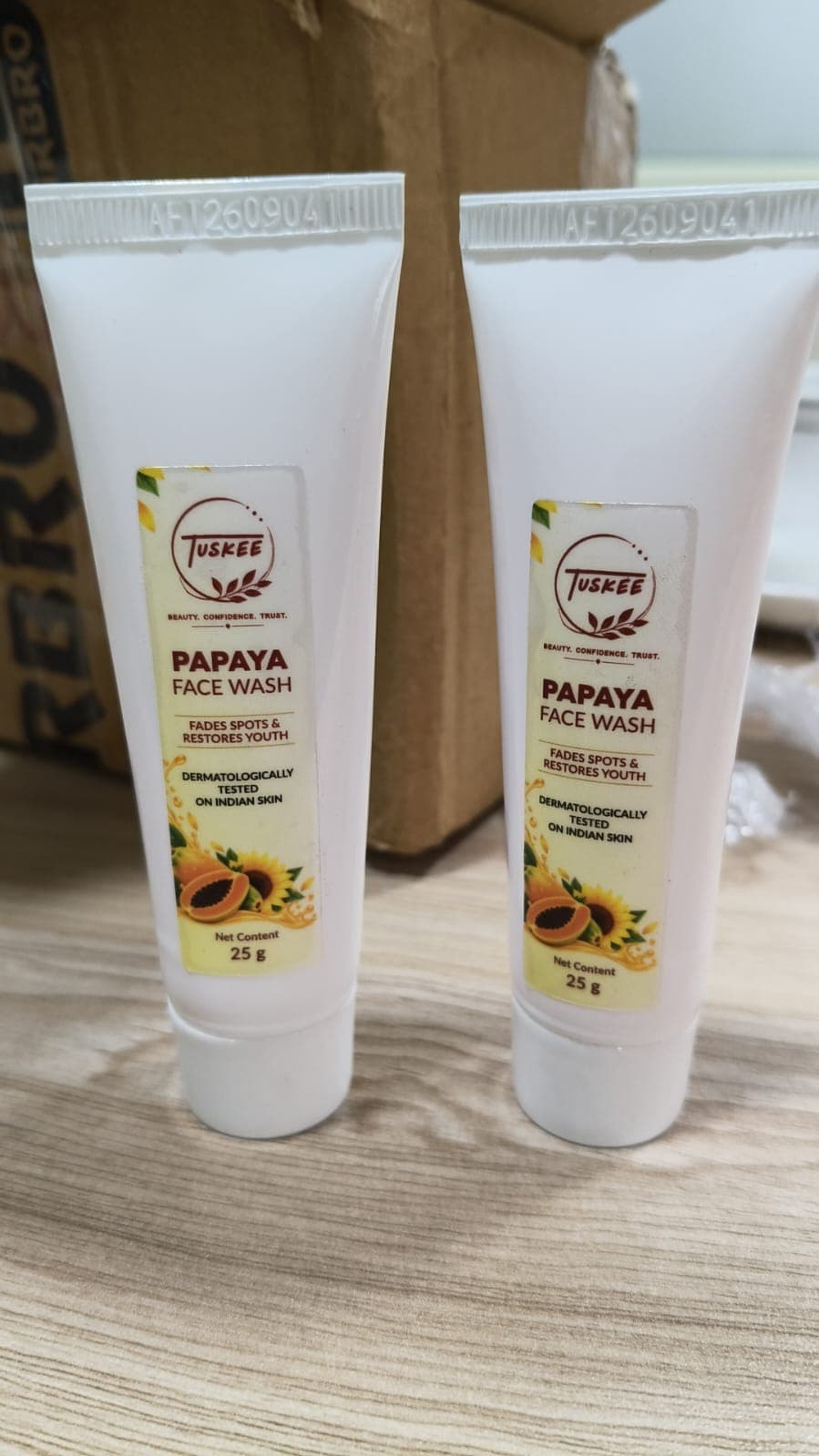 Papaya Face Wash – Travel Size