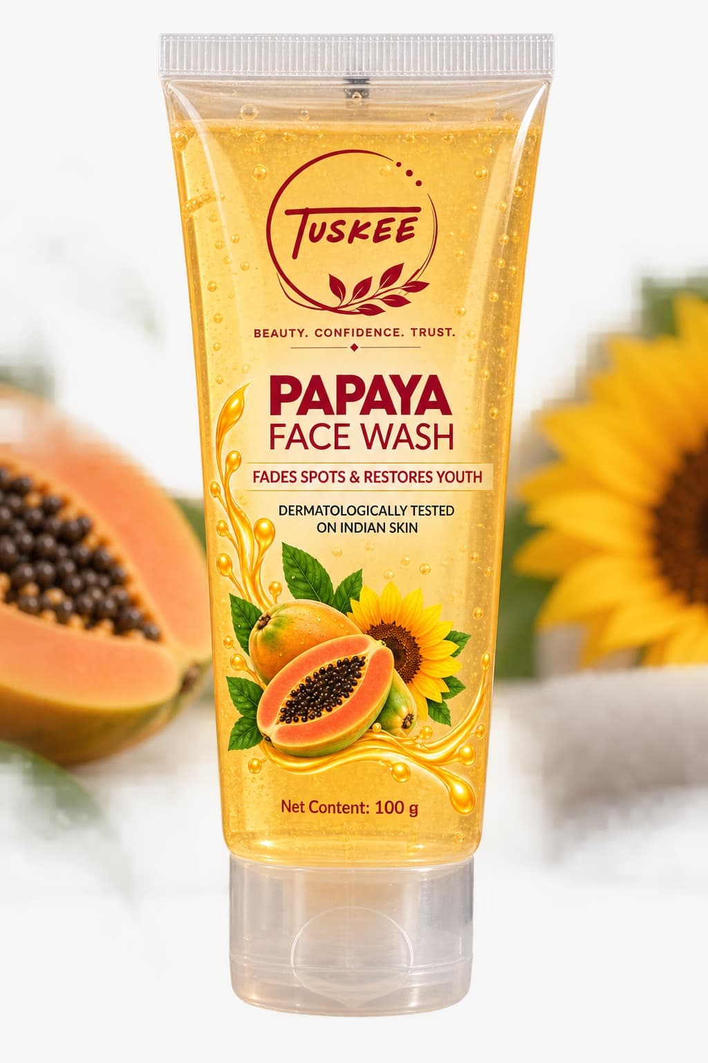 Tuskee Papaya face wash